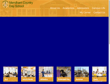 Tablet Screenshot of mendhamcountrydayschool.com